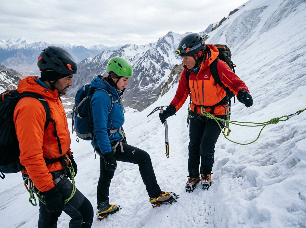 Winter UT Kangri 6,070m Mountaineering Expedition alpine photograph 4