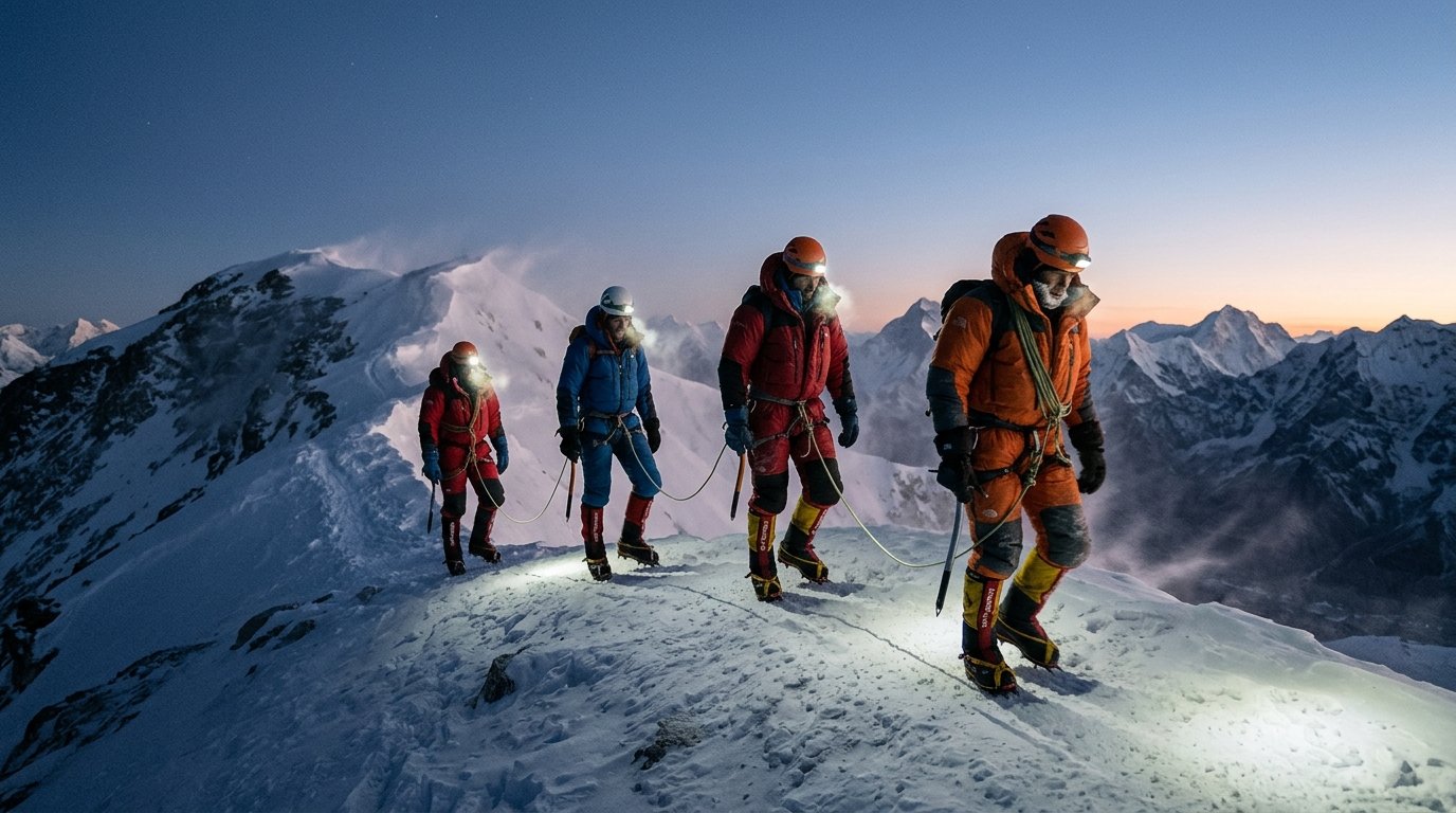Winter UT Kangri 6,070m Mountaineering Expedition alpine photograph 5