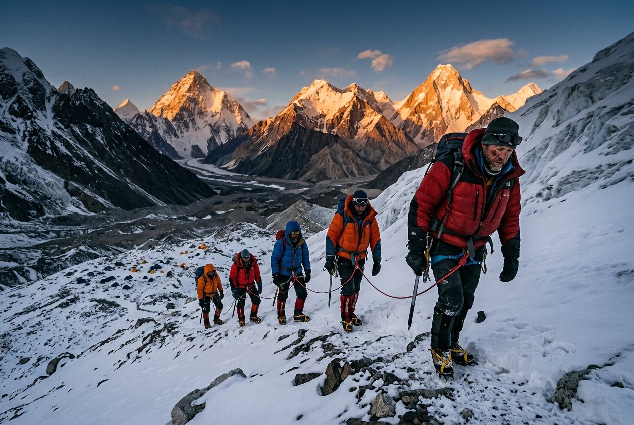 Winter UT Kangri 6,070m Mountaineering Expedition alpine photograph 6