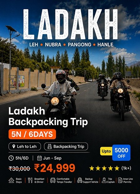 Conquering Khardung La (17,852 ft) on Motorcycles 🏍️🏔️