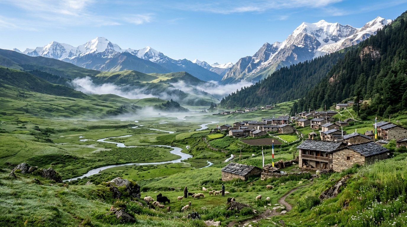 Dhorpatan Trek with Bukipatan landscape